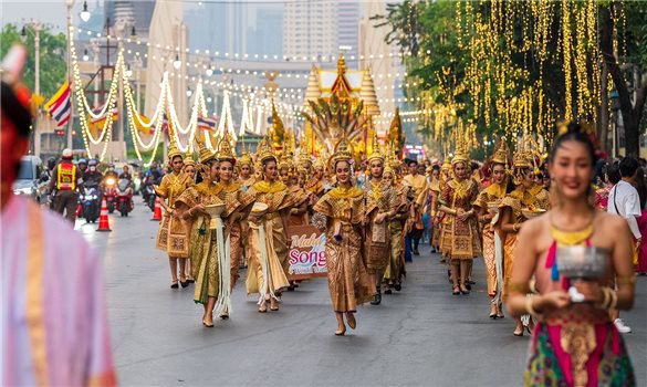 Tết năm mới Songkran - Di sản văn hóa của Thái Lan