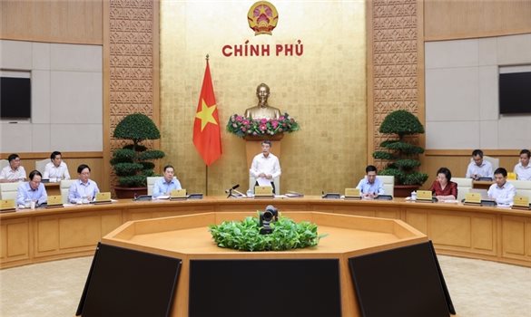 Thủ tướng Lê Minh Hưng chủ trì cuộc họp của Thường trực Đảng ủy Chính phủ và Thường trực Chính phủ