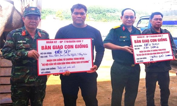 Đoàn Kinh tế Quốc phòng 778 gắn kết cùng đồng bào các dân tộc, tôn giáo