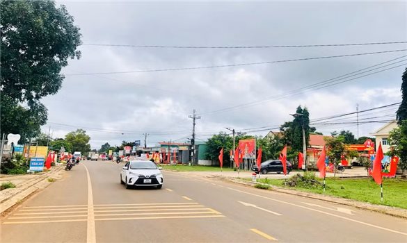 Diện mạo mới ở xã vùng biên Ia Dom