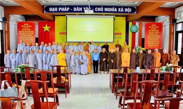 Phổ biến Luật Tín ngưỡng, tôn giáo và đất đai tôn giáo tại Trường hạ tại chùa Tỉnh Hội thành phố Đồng Nai