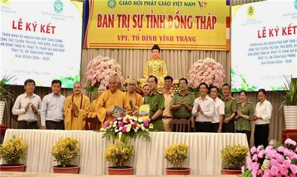 Lan tỏa văn hóa giao thông từ các cơ sở Phật giáo