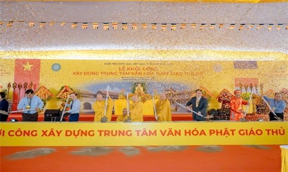 Khởi công xây dựng Trung tâm Văn hóa Phật giáo Thủ đô tại xã Bát Tràng