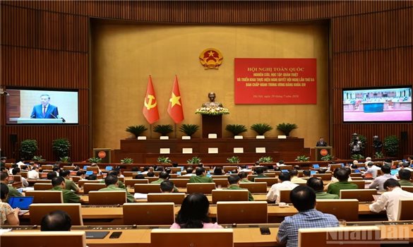 Hội nghị toàn quốc quán triệt và triển khai thực hiện Nghị quyết Hội nghị lần thứ ba Ban Chấp hành Trung ương Đảng khóa XIV
