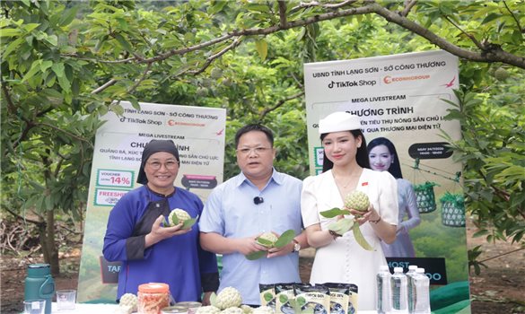 Lạng Sơn: Đưa nông sản sạch lên chợ số