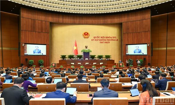 Khai mạc trọng thể Kỳ họp không thường lệ thứ nhất, Quốc hội khóa XVI