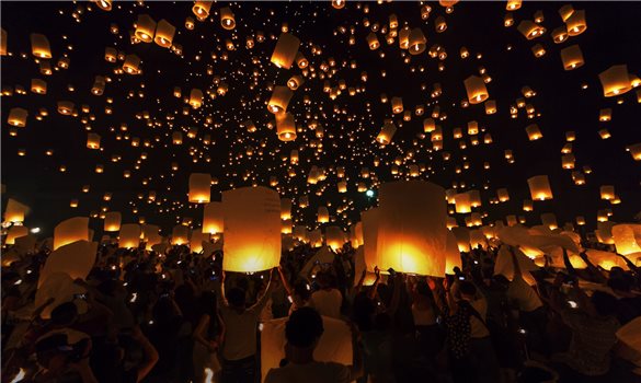 Sắc màu tôn giáo trong đời sống Thái Lan