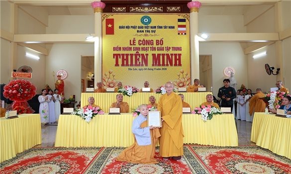 Lễ Công bố Điểm nhóm sinh hoạt tôn giáo tập trung Thiên Minh, tỉnh Tây Ninh