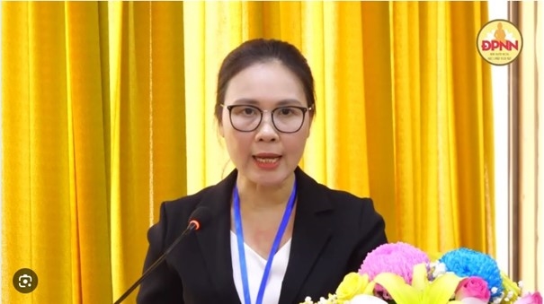 Photo 1: Ms. Tran Thi Minh Nga, Deputy Head of the Government’s Religious Affairs Committee