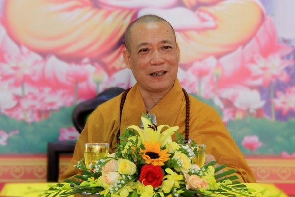 Photo 2: Venerable Thich Bao Nghiem, Vice Chairman of the Central Executive Council of the Vietnam Buddhist Association
