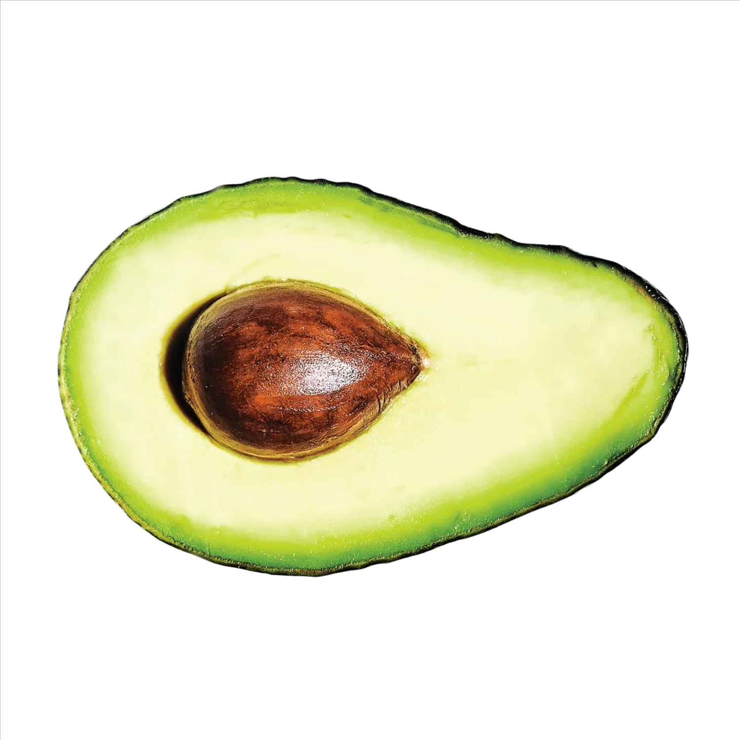 Trái Bơ sáp có phần thịt ngọt thanh.