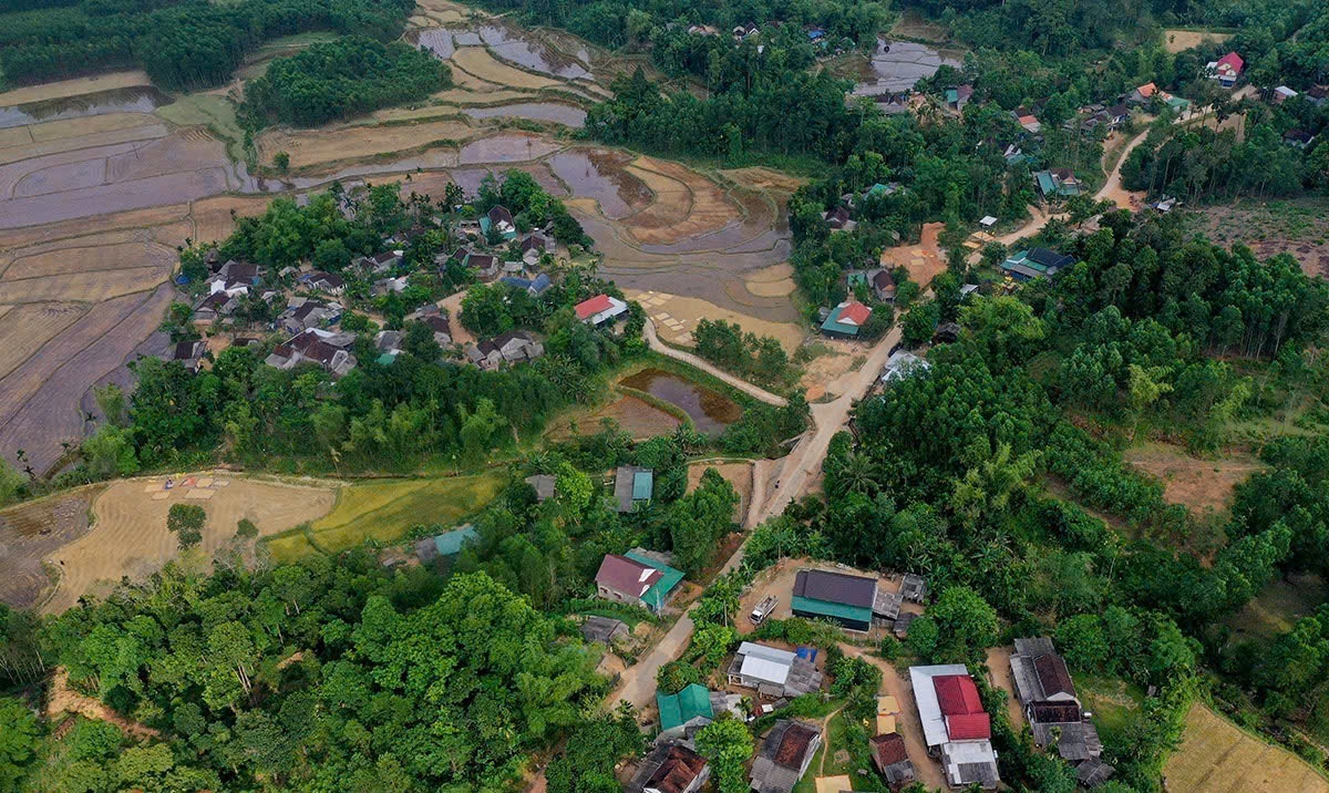 Một góc xã Ba Tơ (tỉnh Quảng Ngãi) 