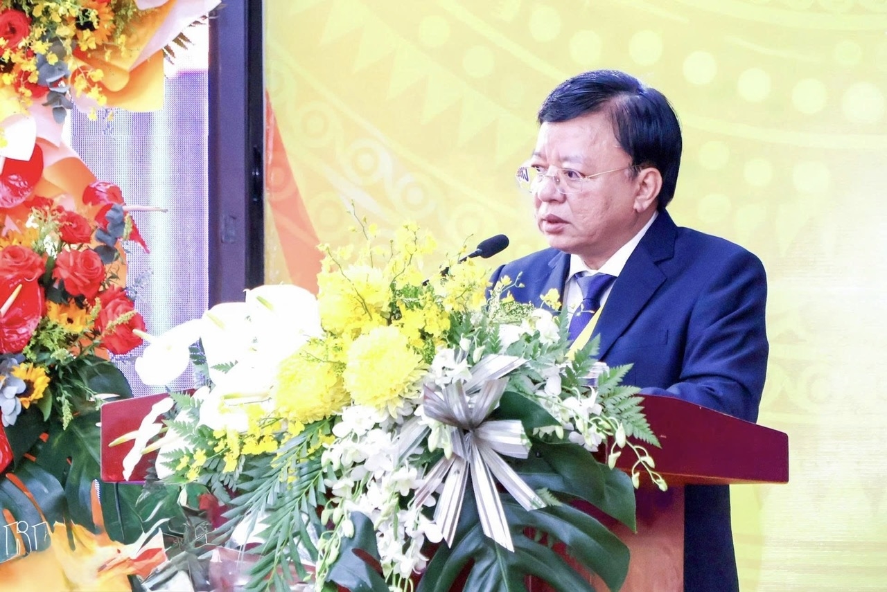 Phó Chủ tịch UBND tỉnh Lê Huyền phát biểu tại Đại hội