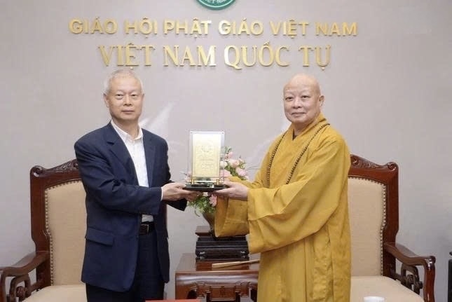 Giáo hội Phật giáo Việt Nam Thành phố Hồ Chí Minh tiếp Đoàn Hiệp hội Bảo vệ và Phát triển Văn hóa Tây Tạng (Trung Quốc) 4