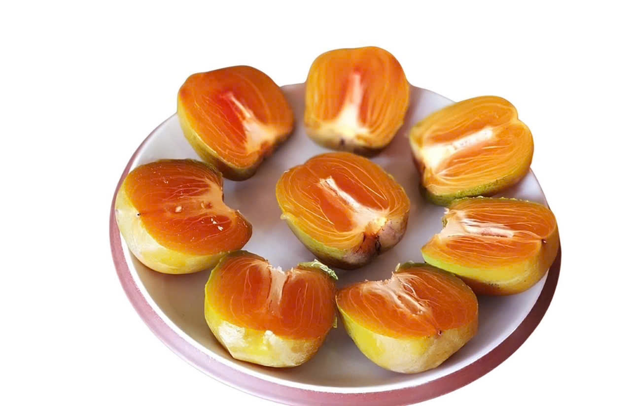 Trái hồng da tre đặc sản quý vùng núi Thái Nguyên