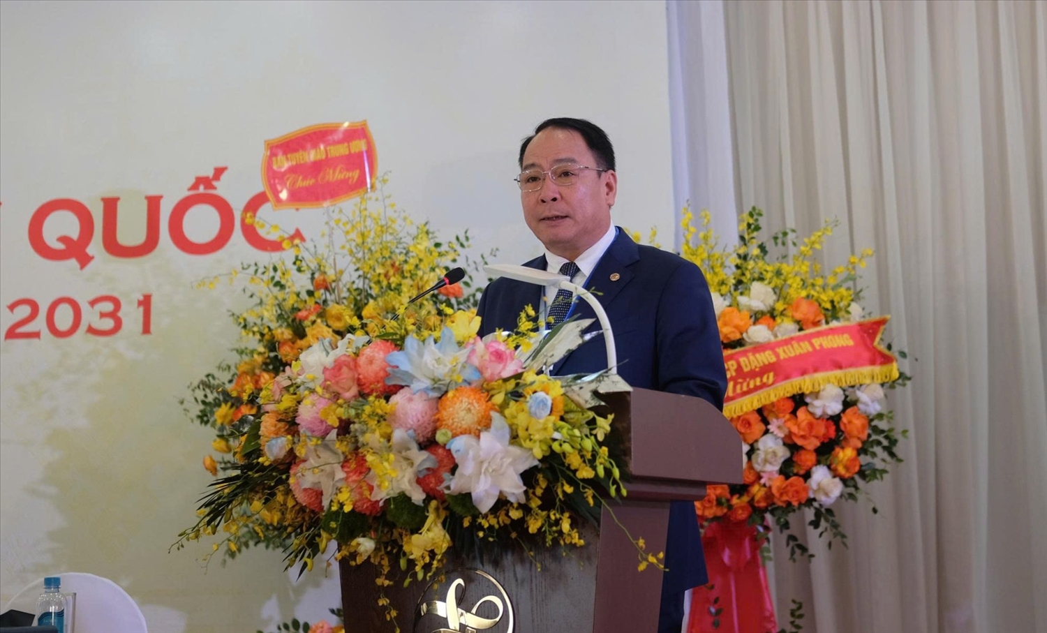 Nghệ sĩ, Nhiếp ảnh Mã Thế Anh - Tân Chủ tịch Hội Văn học nghệ thuật các dân tộc thiểu số Việt Nam phát biểu nhận nhiệm vụ