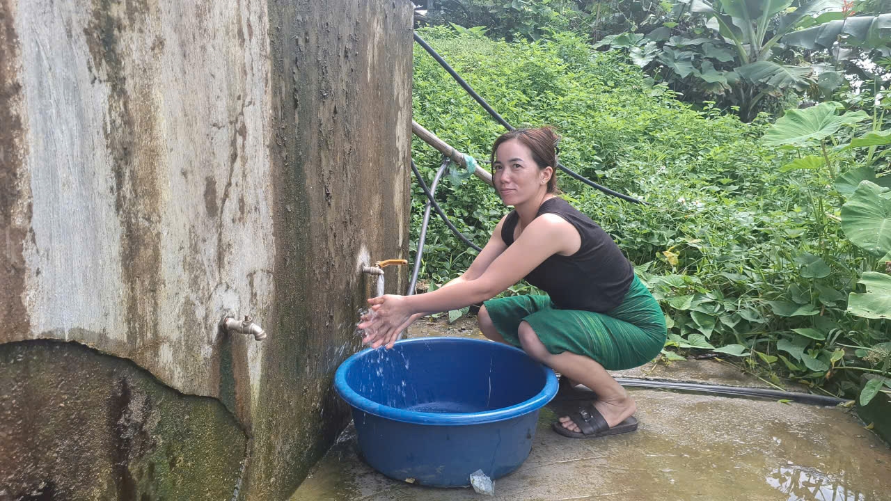 Nhiều công trình nước sạch tự chảy đã được đầu tư từ nguồn vốn Chương trình MTQG