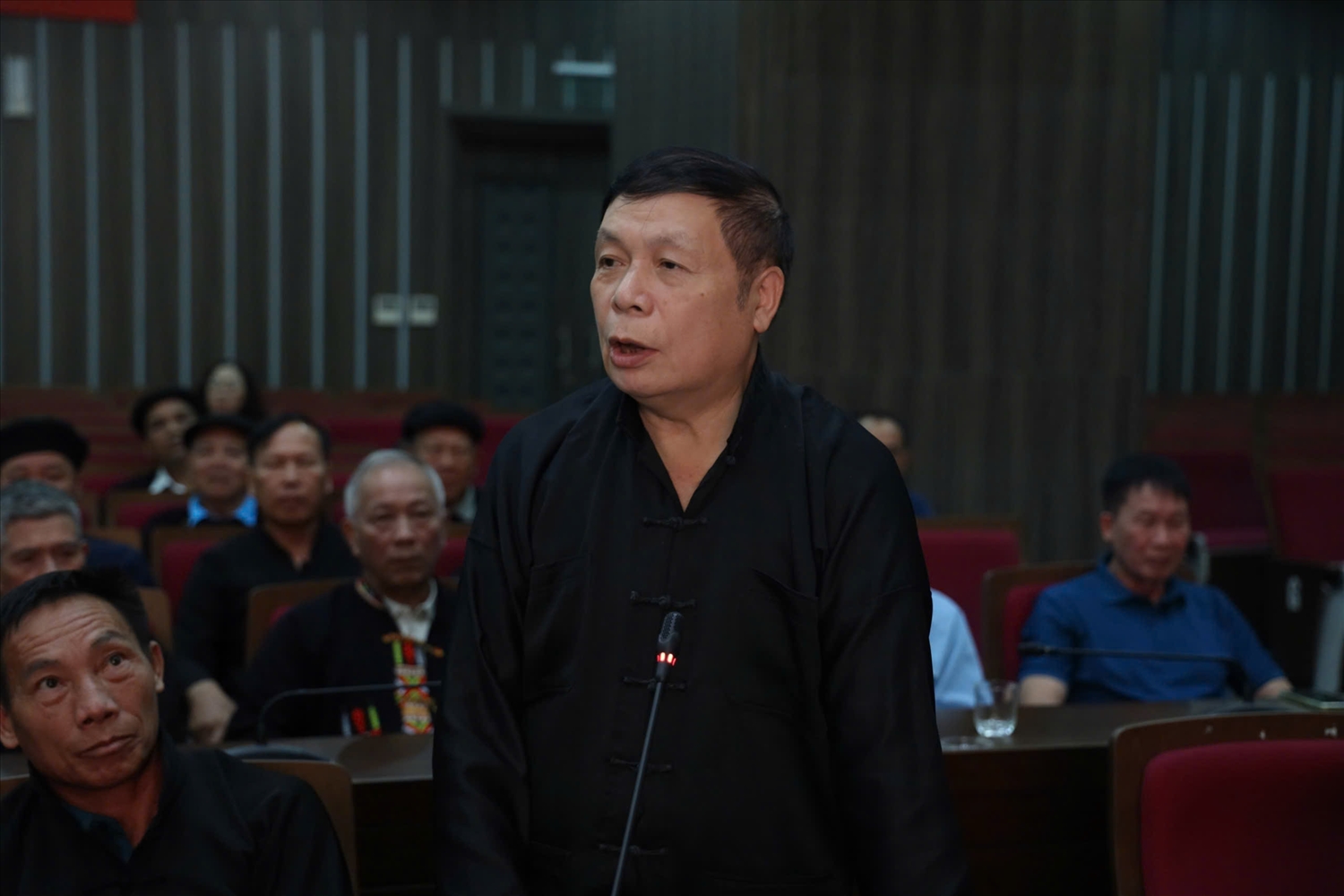 Ông Mai Đình Tâm, dân tộc Tày, trưởng thôn 5, xã Vị Xuyên, tỉnh Tuyên Quang