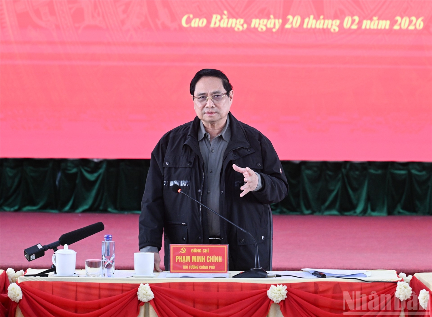 Thủ tướng Phạm Minh Chính phát biểu chỉ đạo tại buổi làm việc