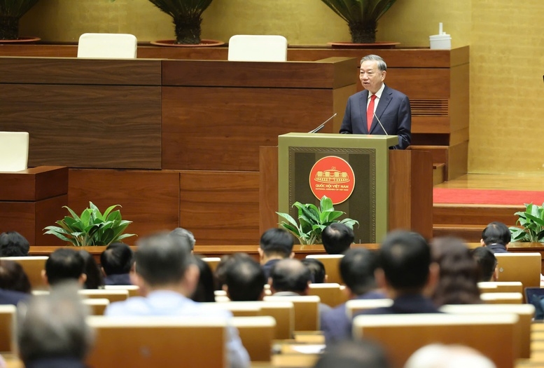 Tổng Bí thư Tô Lâm: Phải xây dựng và lan tỏa hệ giá trị quốc gia, hệ giá trị văn hóa và chuẩn mực con người Việt Nam thời kỳ mới - Ảnh VGP/Nhật Bắc