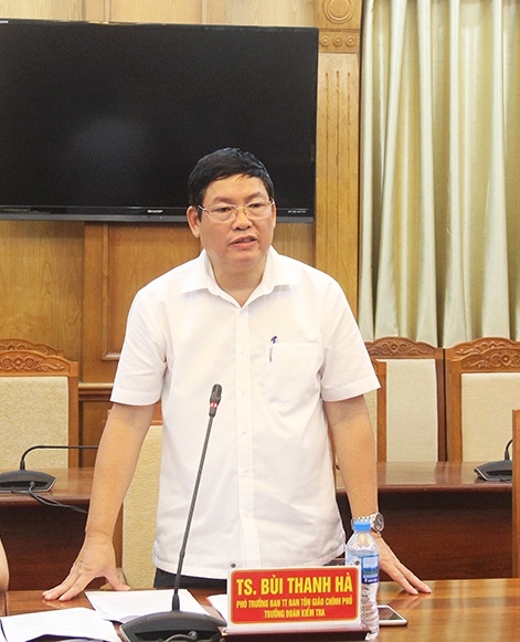 TS. Bùi Thanh Hà, nguyên Phó Trưởng ban Ban Tôn giáo Chính phủ