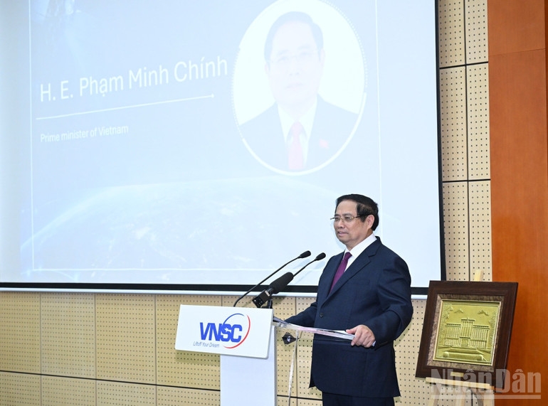 Thủ tướng Chính phủ Phạm Minh Chính phát biểu ý kiến. (Ảnh: TRẦN HẢI)