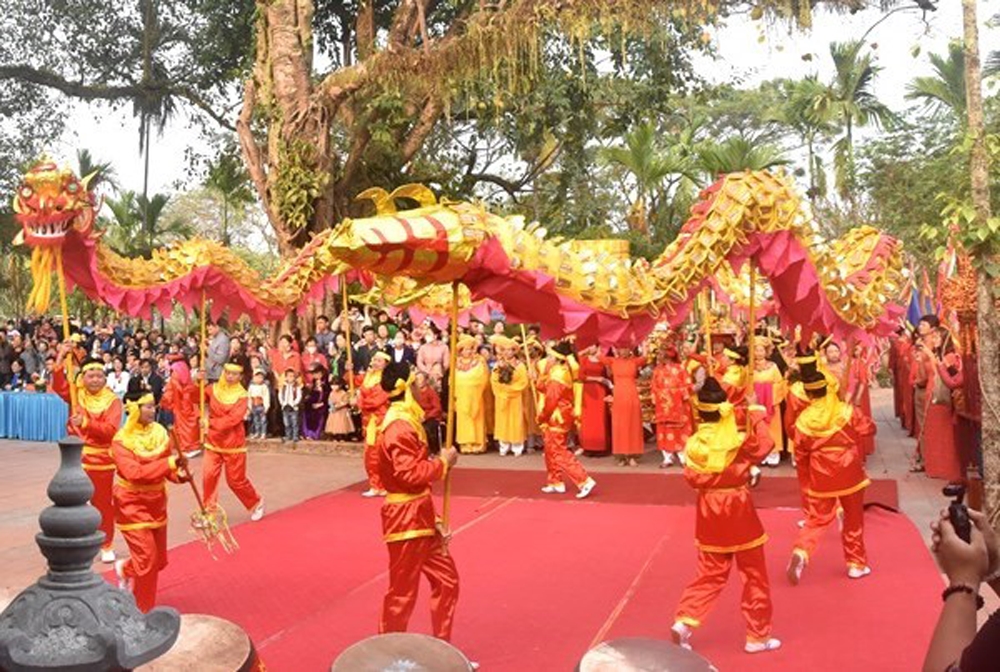 Lễ hội diễn ra tại Khu Di tích lịch sử - văn hoá quốc gia Thành Bản Phủ