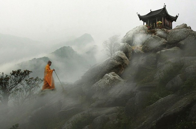 Dong Yen Tu Pagoda, where Emperor Tran Nhan Tong practiced Buddhism and attained enlightenment