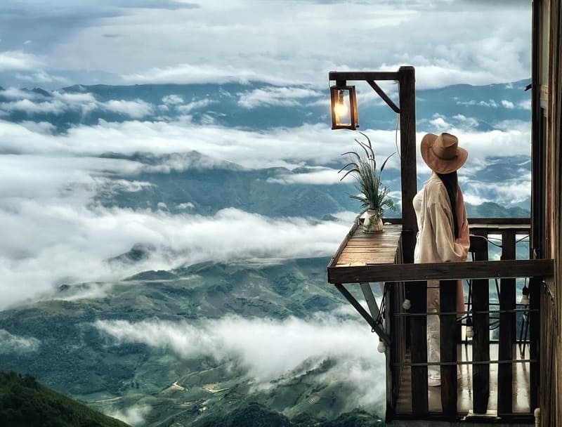 Đỉnh gió là nơi bạn sẽ cảm nhận rõ rệt sự mát lành của khí trời vùng cao