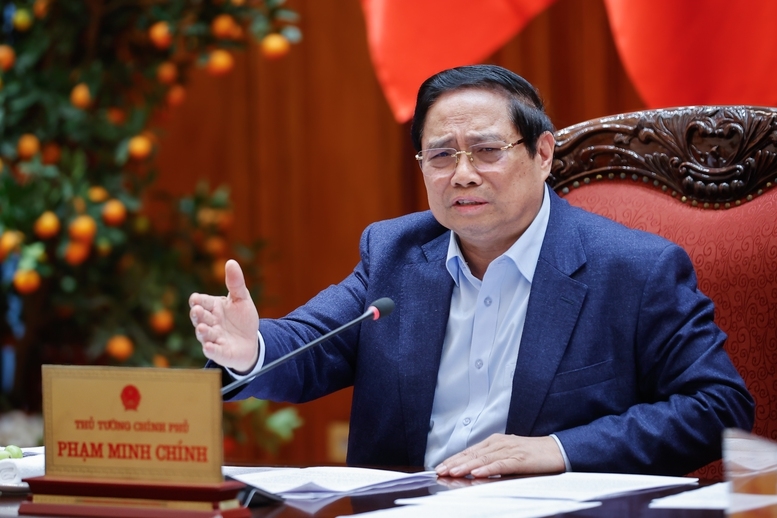 Thủ tướng yêu cầu các bộ, địa phương liên quan tiếp tục bám sát Kết luận 81 của Bộ Chính trị; rà soát, triển khai việc xây dựng các trường phổ thông nội trú liên cấp tại các xã biên giới đất liền - Ảnh: VGP/Nhật Bắc