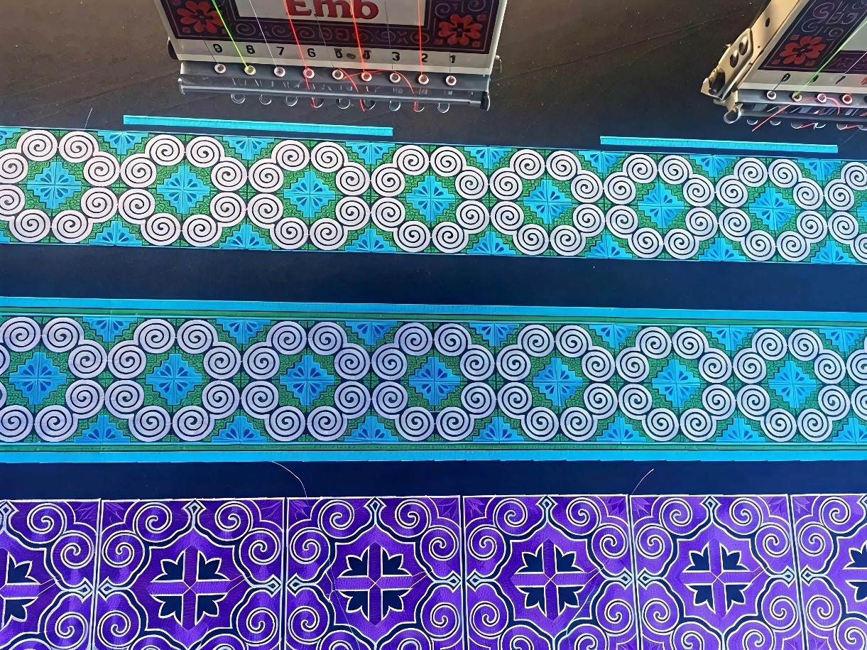 Traditional patterns and motifs of the Mong people’s brocade 