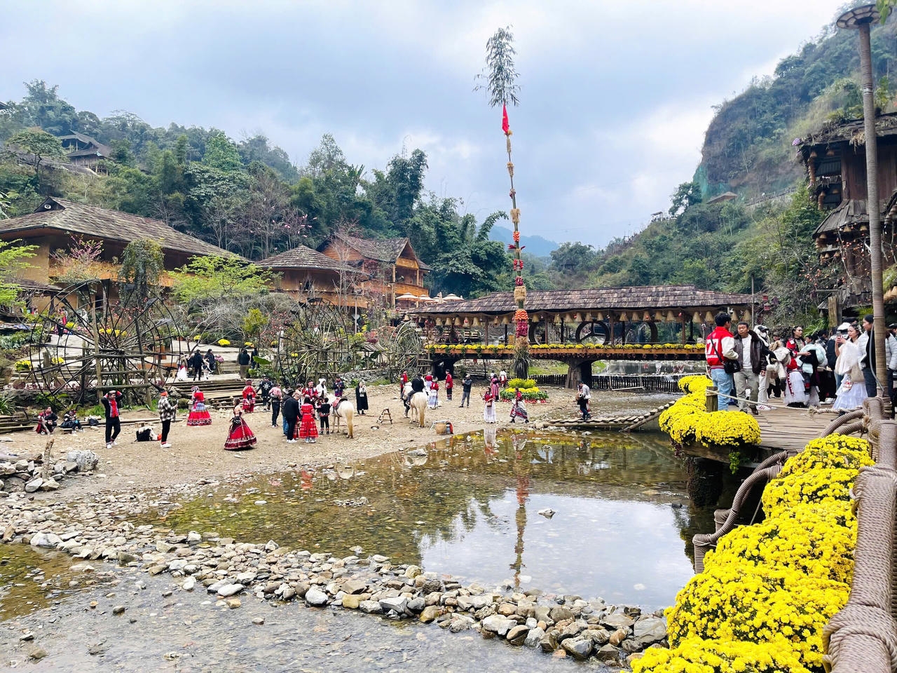 Một góc bản Cát Cát