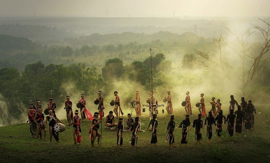 Cồng chiêng là linh hồn trong các lễ hội của đồng bào dân tộc thiểu số Tây Nguyên