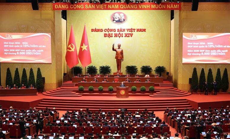 Đại hội đại biểu toàn quốc lần thứ XIV của Đảng Cộng sản Việt Nam khai mạc sáng ngày 20/1/2026.