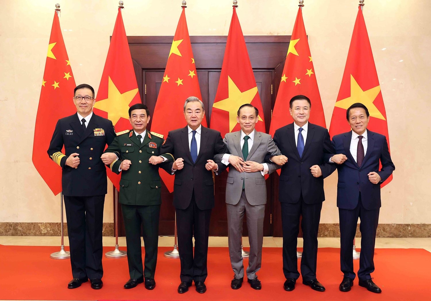 Bộ trưởng Bộ Ngoại giao, Quốc phòng, Công an Việt Nam - Trung Quốc tại Hội nghị lần thứ nhất, Cơ chế đối thoại chiến lược “3+3” _Ảnh: TTXVN