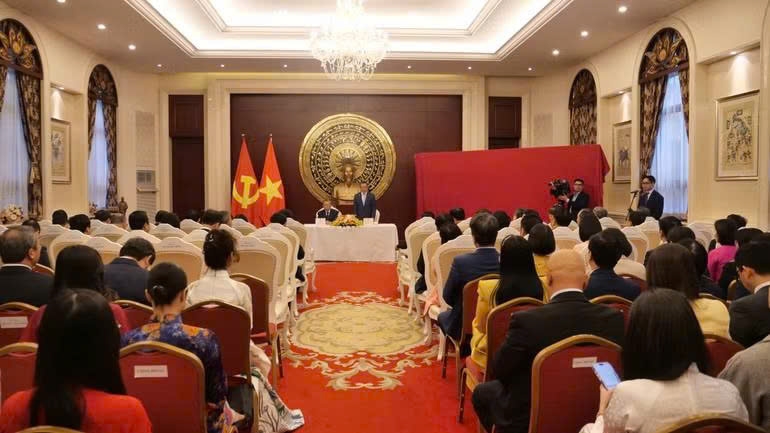 Quang cảnh buổi gặp gỡ.