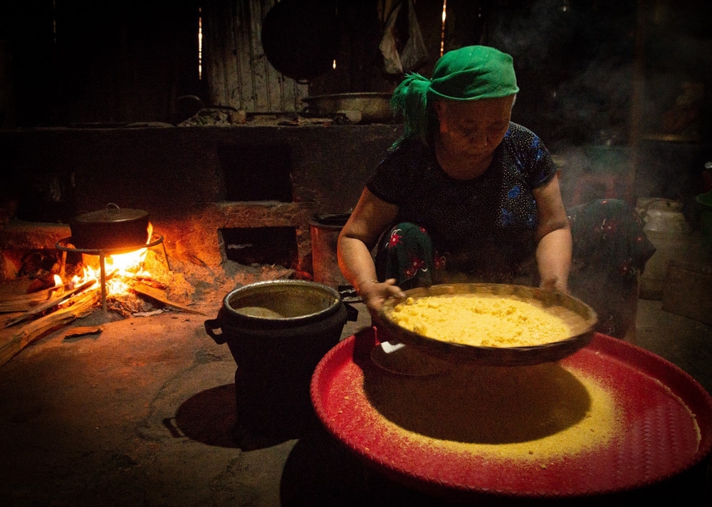 Chế biến mèn mén