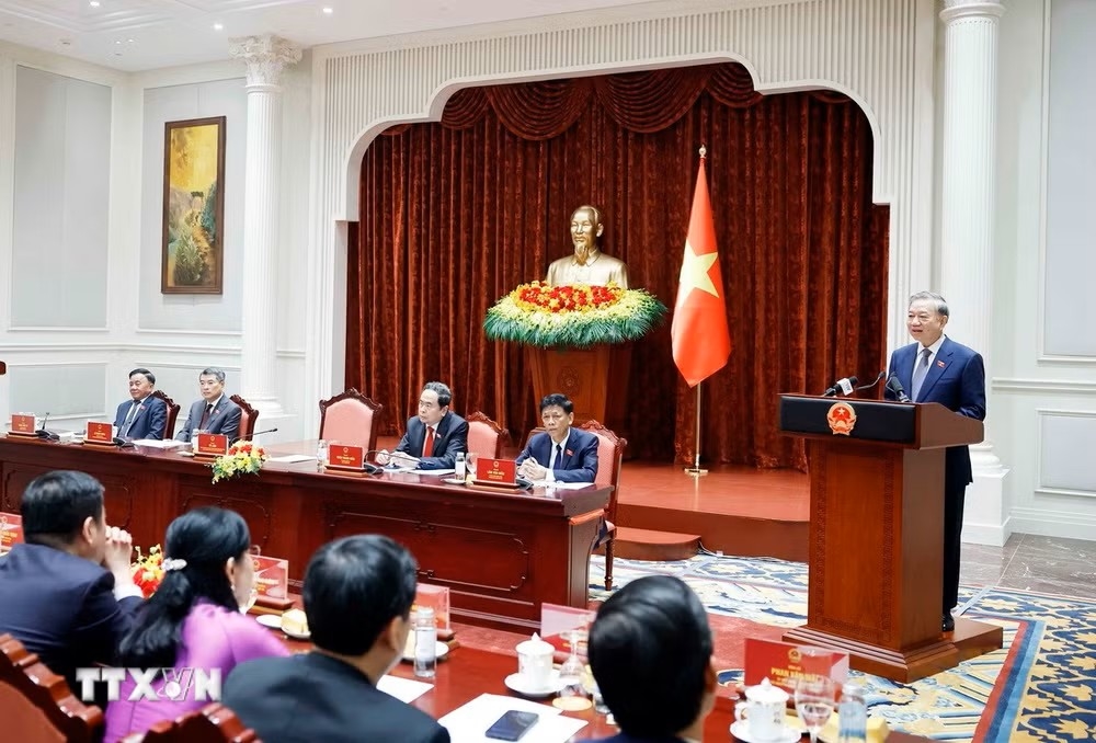 Tổng Bí thư, Chủ tịch nước Tô Lâm phát biểu - Ảnh: TTXVN