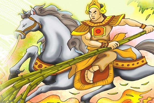 Truyền thuyết Thánh Gióng ca ngợi Phù Đổng Thiên Vương giúp dân đánh đuổi giặc Ân cứu nước