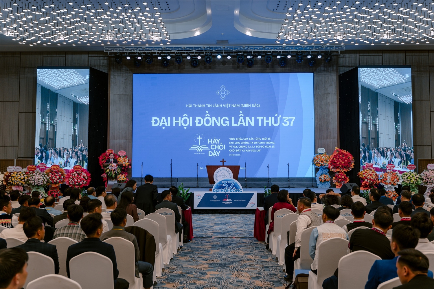 Quang cảnh Đại hội đồng lần thứ 37 Hội thánh Tin Lành Việt Nam (miền Bắc)