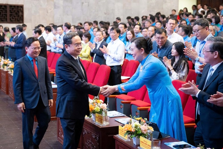 Chủ tịch Quốc hội Trần Thanh Mẫn dự Lễ kỷ niệm 140 năm Ngày Quốc tế Lao động 2