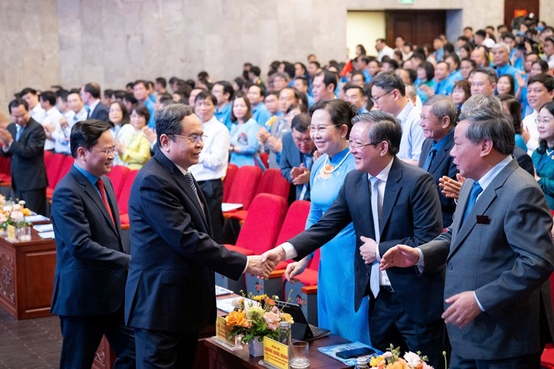 Chủ tịch Quốc hội Trần Thanh Mẫn dự Lễ kỷ niệm 140 năm Ngày Quốc tế Lao động