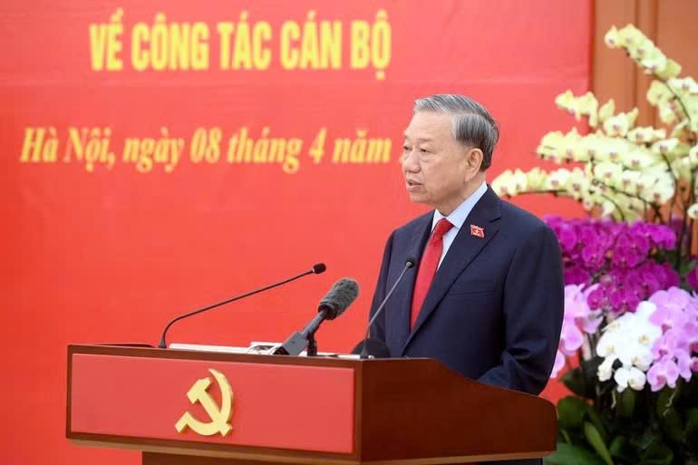 Tổng Bí thư, Chủ tịch nước Tô Lâm phát biểu tại hội nghị. (Ảnh: ĐĂNG KHOA)