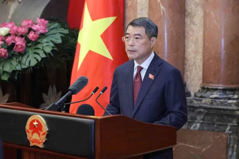 Thủ tướng Chính phú Lê Minh Hưng phát biểu tại buổi lễ.