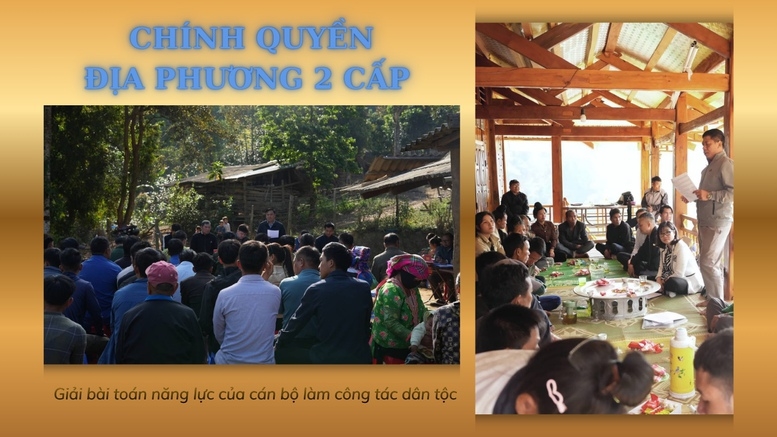 ""Nếu coi chính sách của Nhà nước là kỳ vọng phát triển, thì cán bộ cấp xã chính là người biến những kỳ vọng đó thành hiện thực trong đời sống"
