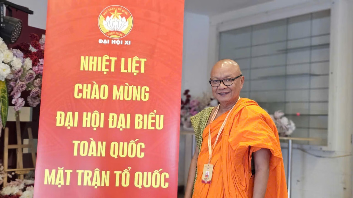 Hòa thượng Lý Hùng - Phó Trưởng ban Trị sự Giáo hội Phật giáo Việt Nam TP Cần Thơ (Ảnh Đạt Lê)