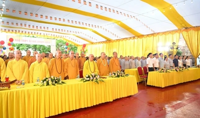 Quang cảnh buổi lễ.
