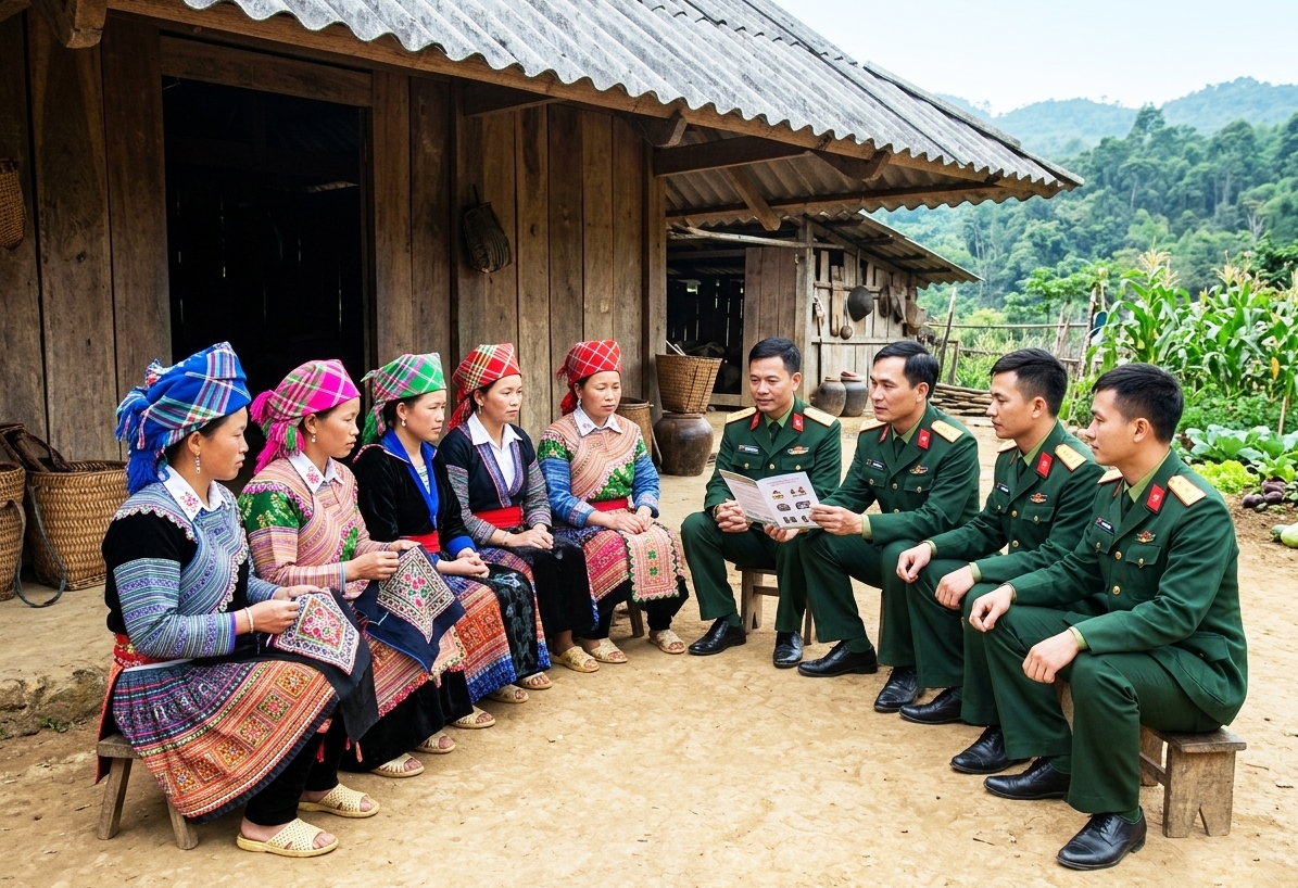 Cần có cách làm mới trong tuyên truyền phổ biến pháp luật ở vùng đồng bào dân tộc thiểu số (Ảnh minh họa)