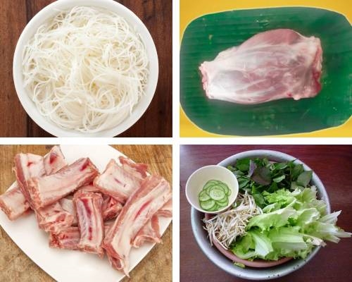 Cách chọn nguyên liệu cho món bún chìa