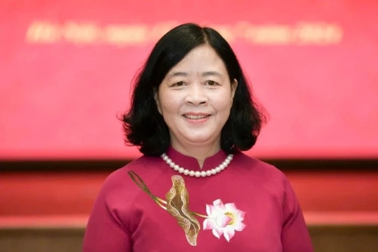 Bà Bùi Thị Minh Hoài - Ủy viên Bộ Chính trị, Bí thư Trung ương Đảng, Chủ tịch Ủy ban Trung ương Mặt trận Tổ quốc Việt Nam
